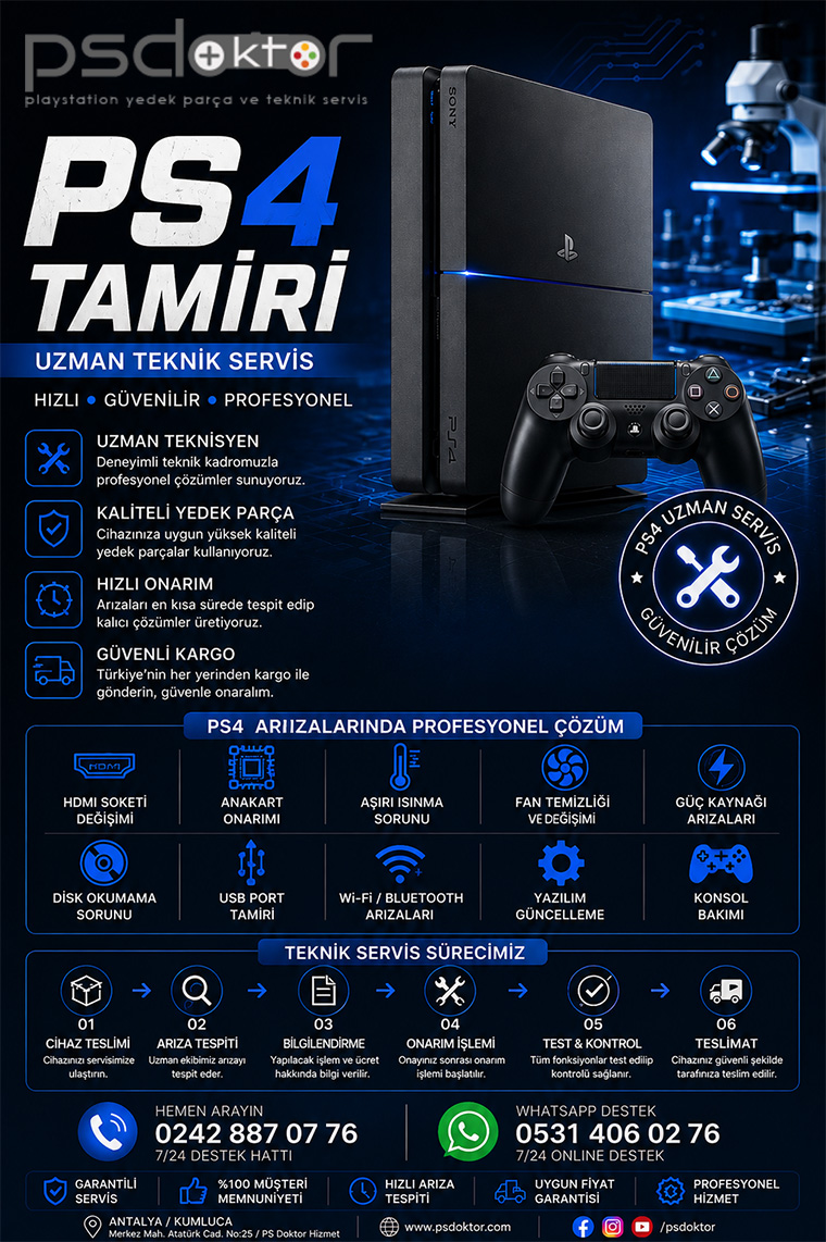 Bingöl PS4 Tamiri